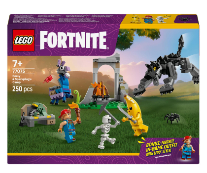 Klocki LEGO® LEGO Fortnite 77075 Skórek i Iskra oraz obóz